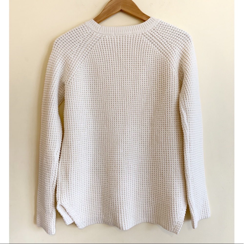 NEW Marine Layer Delaney Pullover Sweater White - Picture 6 of 8